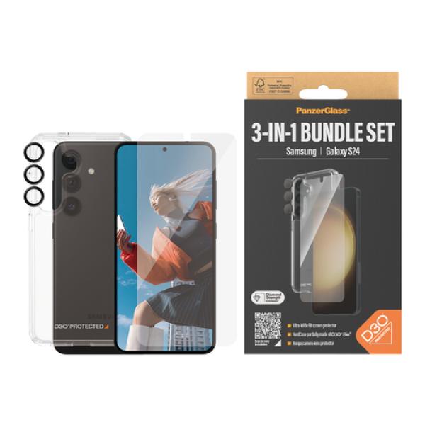 PanzerGlass 3-in-1 Bundle Glas, Case, Cam Protector de pantalla Samsung 1 pieza(s)