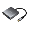 CABLE CONVERSOR AISENS USB-C A HDMI-USB-C PD-USB 3.0 TIPO-A GRIS 15CM