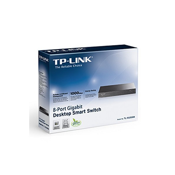 TP-LINK TL-SG2008 Smart 8p Switch Gigabit VLAN - Immagine 4