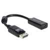 DELOCK Adattatore Displayport M a HDMI H Nero - Immagine 1