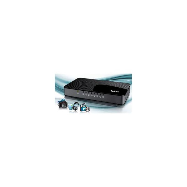 Gs-108sv2 8-port Desktop Gigabit Ethernet Media Switch - Imagen 1