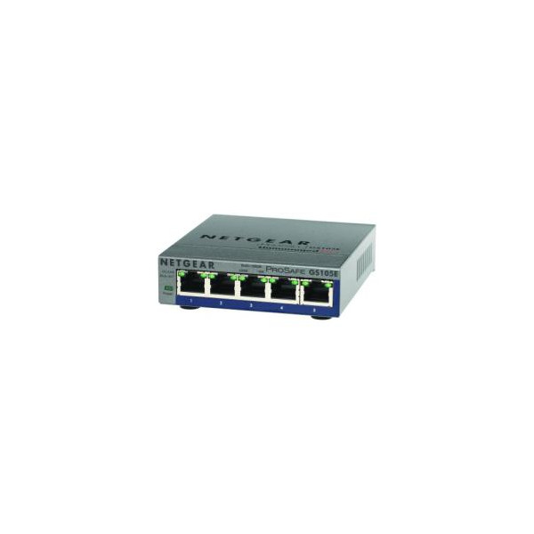 Prosafe Gigabit Ethernet Switch 5 Puertos Autosensing 10/100/1000     Base-tx (sobremesa) Monitorizaci N  Vlan  Priorizaci N De 