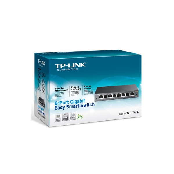 TP-LINK TL-SG108E Easy Smart 8p Switch Gigabit - Immagine 5