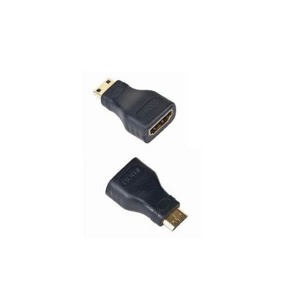 Gembird A-HDMI-FC HDMI mini-HDMI Nero Adattatore per cavo - Immagine 1
