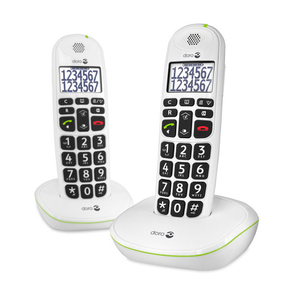 Doro Easy 110 Duo Phone DECT Color White - Immagine 1