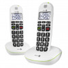 Doro Easy 110 Duo Phone DECT Color White - Immagine 1