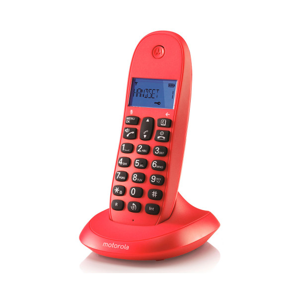 Motorola C1001lb+ Cereza Teléfono Inalámbrico - Imagen 1