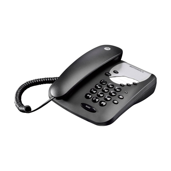 Motorola Ct1 Negro Teléfono Fijo Con Marcación Directa - Imagen 1