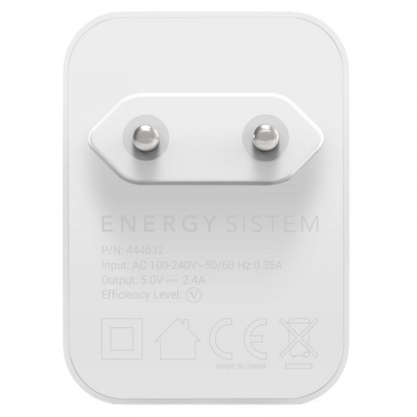 Energy sistem Cargador home 2.4A Dual USB - Imagen 4