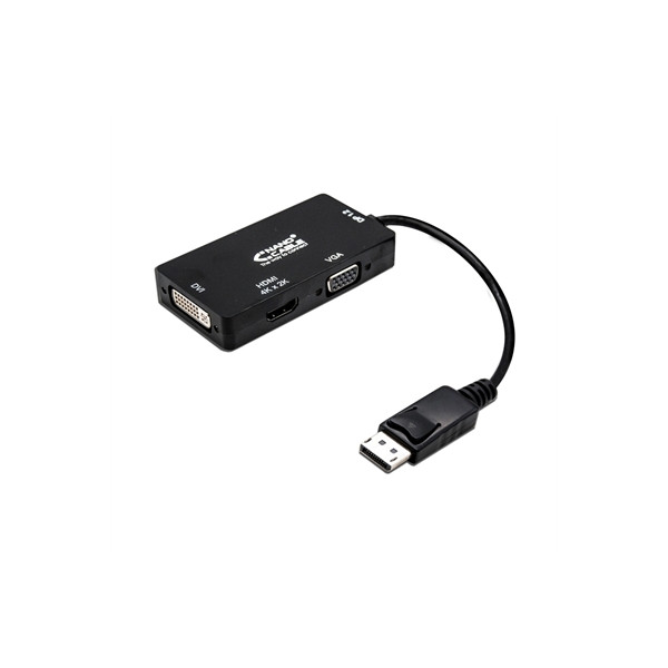 CONVERSOR DISPLAYPORT A VGA / DVI / HDMI, 3 EN 1, - Imagen 1