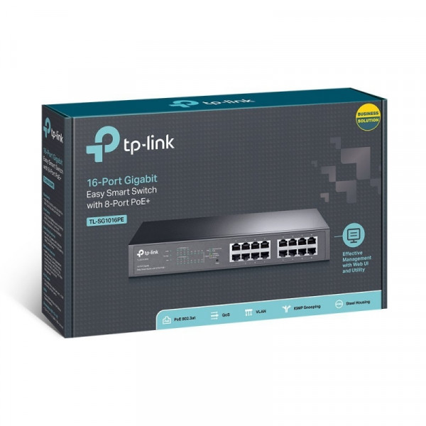 TP-LINK TL-SG1016PE Switch 16xGB PoE+ - Imagen 4