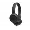 Jbl Tune 500 Cuffie nere PURE cavo piatto per bassi senza grovigli - Immagine 1