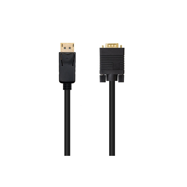 Cavo convertitore da DP a VGA nero, 2 m - Immagine 1