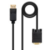 Cavo convertitore DP a VGA nero, 2 m - Immagine 2