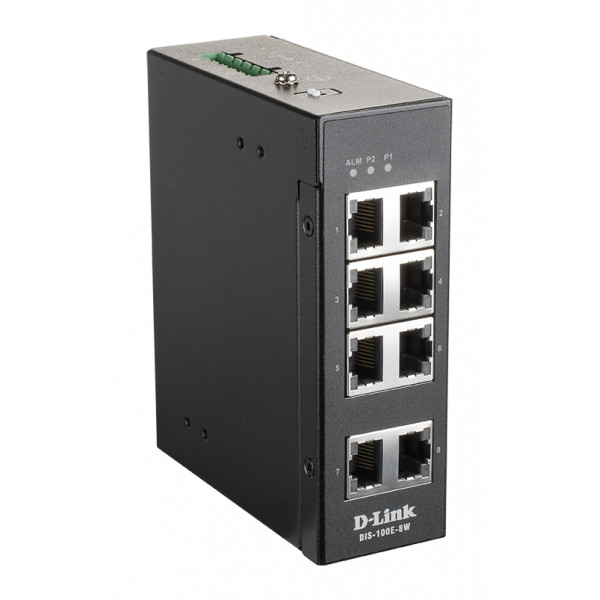 8 Port Unmanaged Switch with 8 x 10/100 - Imagen 1