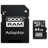 Goodram M1AA Micro SD classe 10 64GB w / adattare - Immagine 1