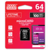 Goodram M1AA Micro SD clase 10 64GB c/adapt - Imagen 3