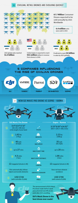 Infographic. The future of Drones: Security and market evolution (III)